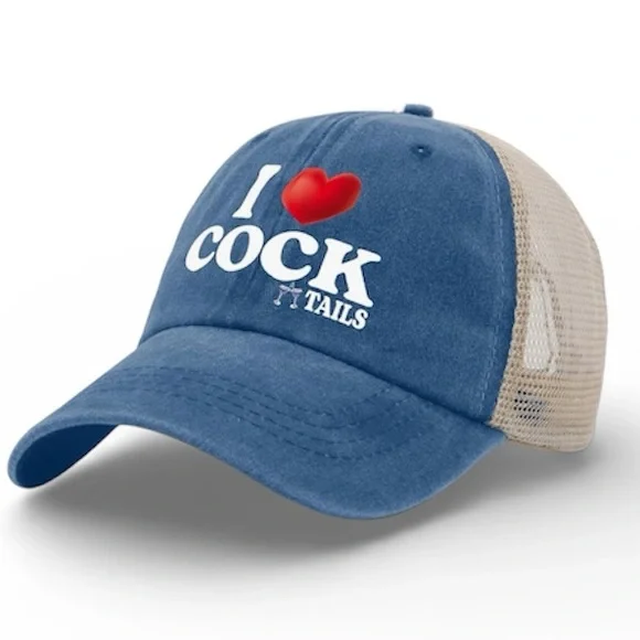 I Love Cocktails Trucker Hat - NWT - Picture 2 of 4